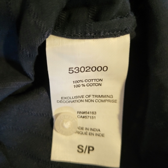 Tommy Hilfiger Womens Dark Blue Casual Shirt, Size Small - Picture 4 of 5